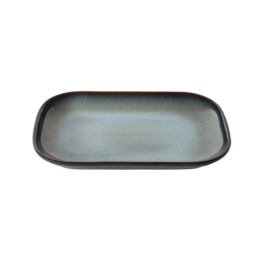 Rectangular Platter 25x17cm, Organic Pacific, Reactive Stoneware - Organic - 5602737102450