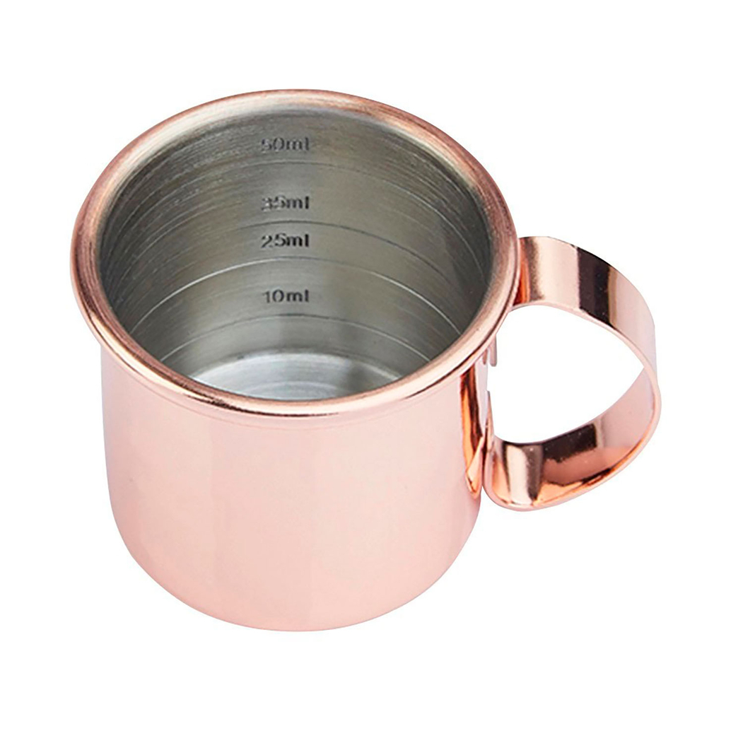 Moscow Mule Straight Mug, 50ml, Stainless Steel - Beaumont - 5020229110057
