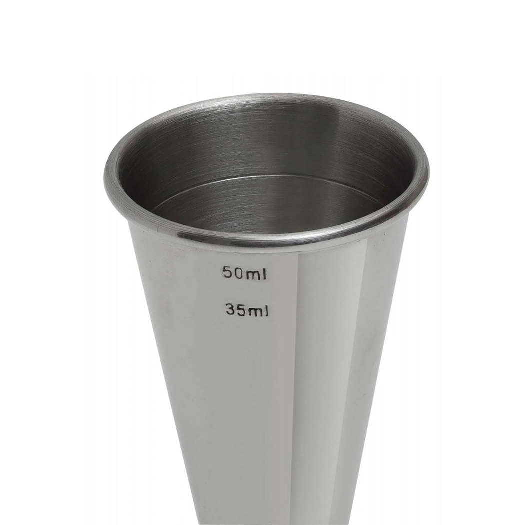 Double Jigger 25/35/50ml, Stainless Steel - Beaumont - 5020229106098