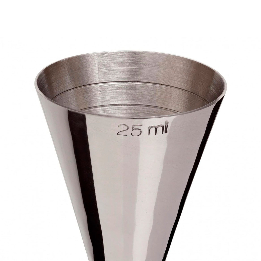 Double Jiggler 25/35/50, Gold detail, Stainless Steel - Beaumont - 5020229107774