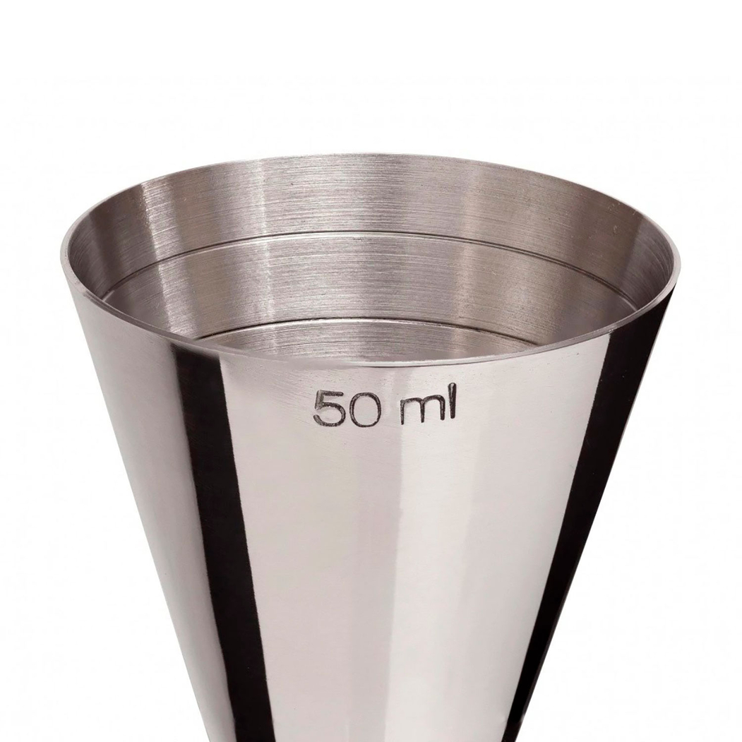 Double Jiggler 25/35/50, Gold detail, Stainless Steel - Beaumont - 5020229107774