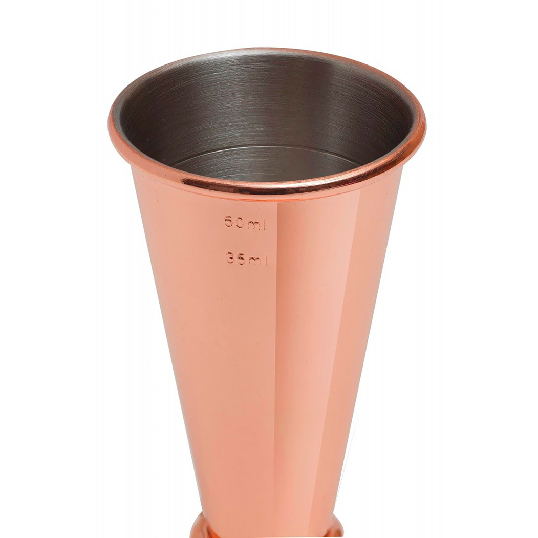 Copper Jigger 25/35/50ml, Stainless Steel - Beaumont - 5020229107873