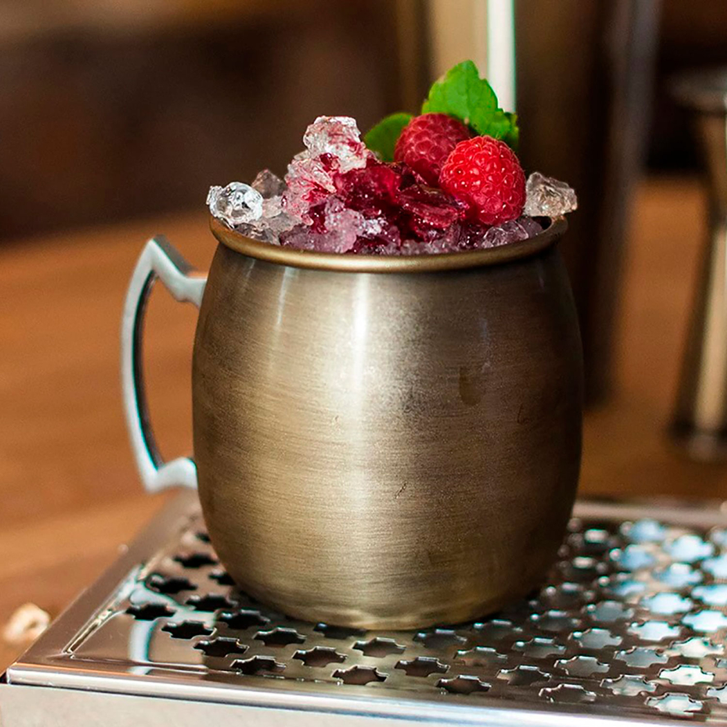 Curve Moscow Mule mug, 500ml, Stainless Steel - Beaumont - 5020229109341