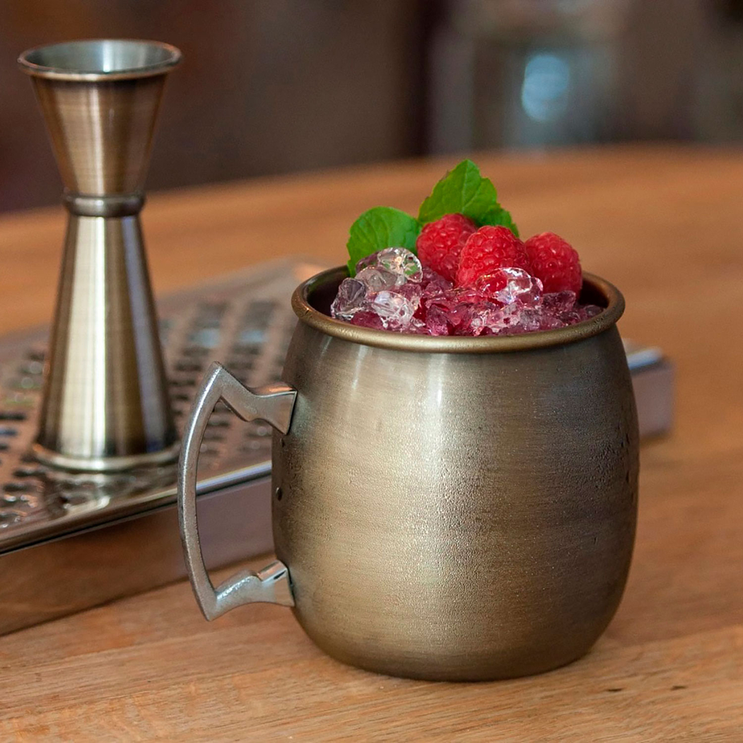 Curve Moscow Mule mug, 500ml, Stainless Steel - Beaumont - 5020229109341