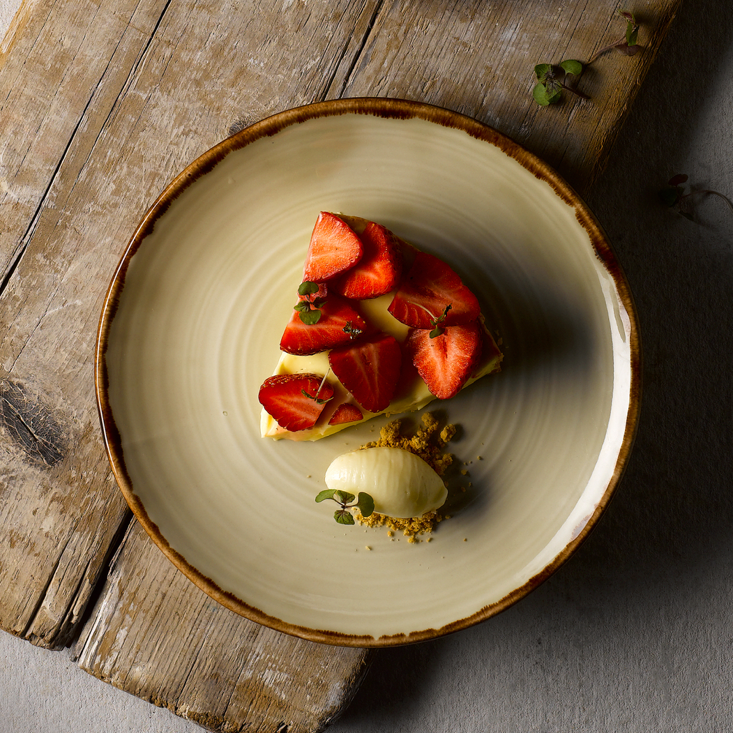 Dinner plate Harvest Linen 29cm - Dudson - 5602737076393