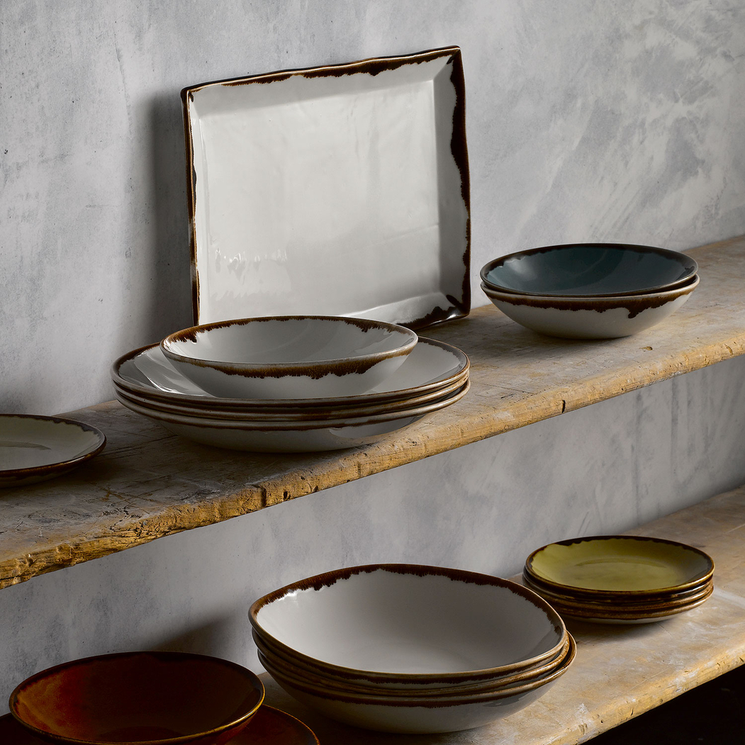 Serving plate Harvest Natural 34x23cm - Dudson - 5034414443653