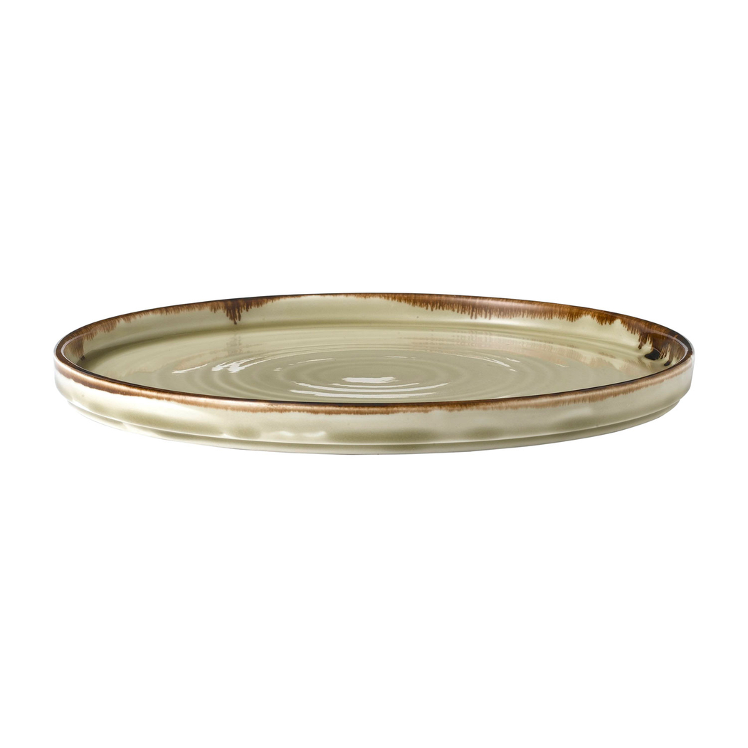 Prato raso Harvest Linen walled 26cm - Dudson - 5034414449471