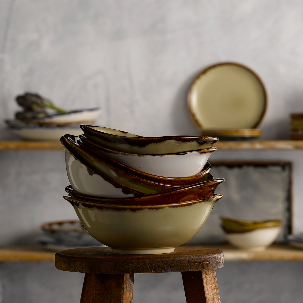 Tigela Harvest Linen organic 17cm - Dudson - 5034414449679