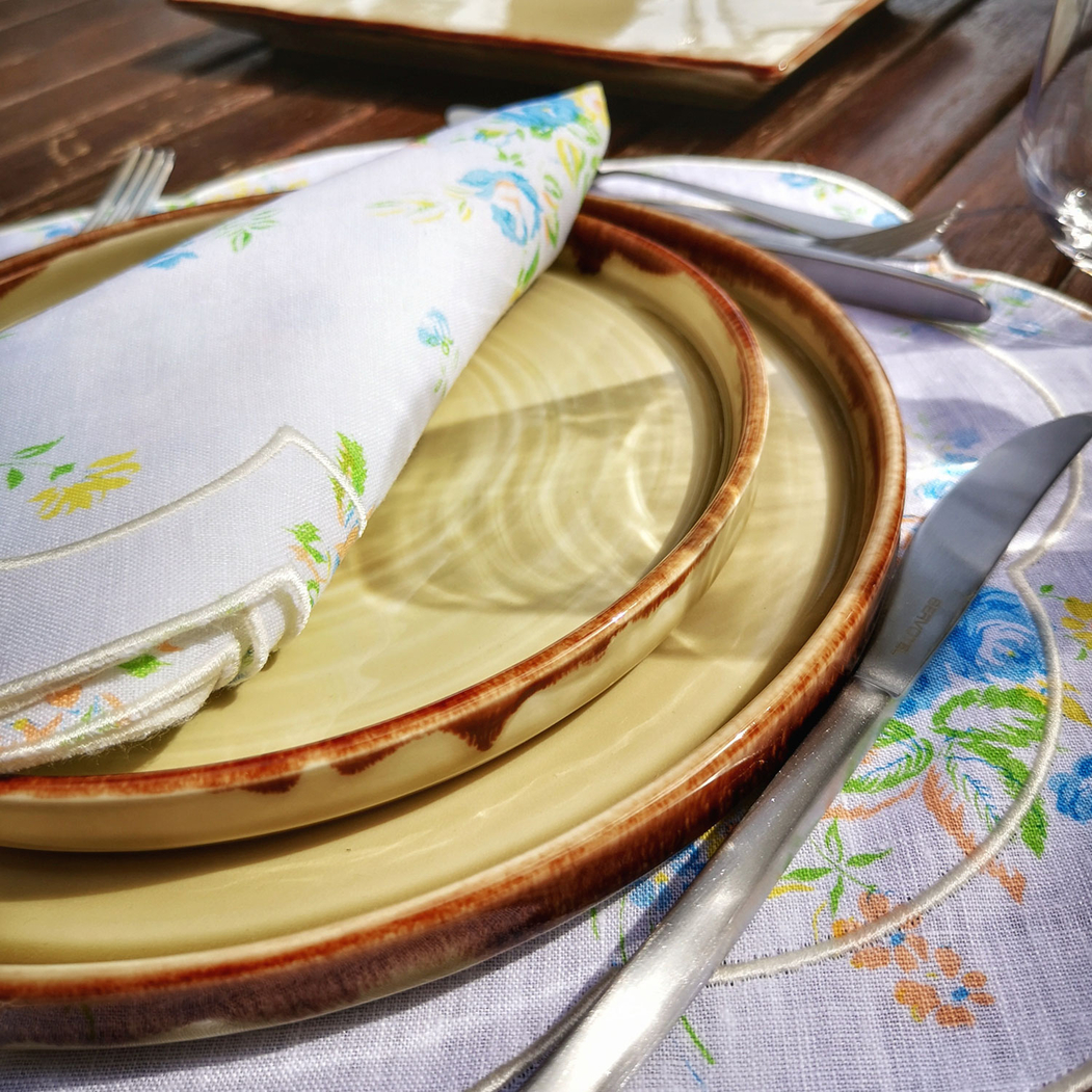 Harvest Green walled plate 21cm - Dudson - 5034414449525