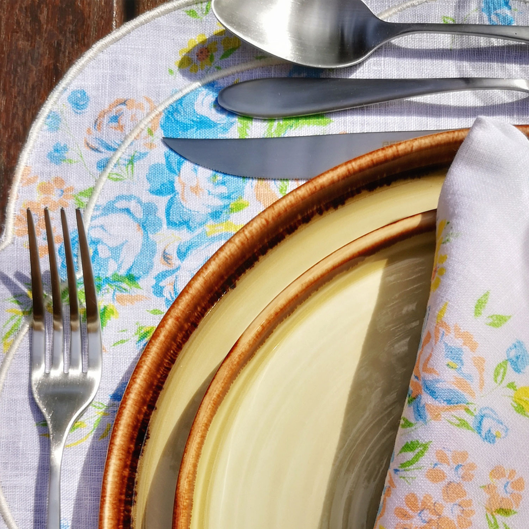 Harvest Fieldstone Dining Collection Set for 6 - Kanto - 5602737110585