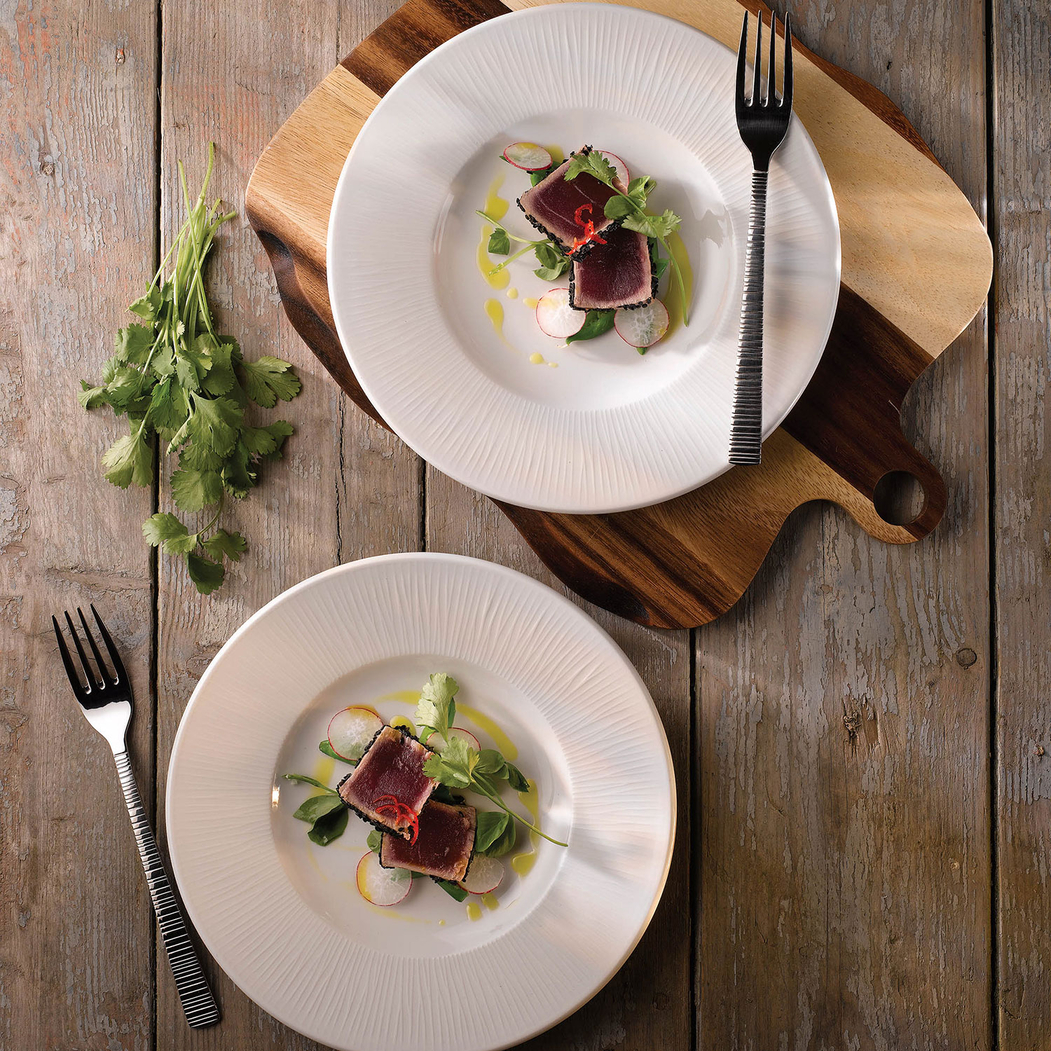 Dinner Plate 26 cm, Bamboo White, Vitrified Porcelain - Churchill - 5034414369526