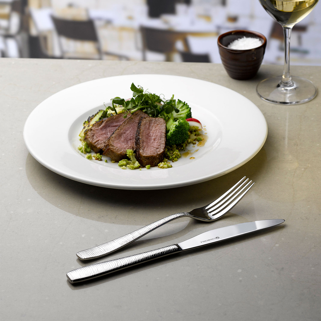 Table Knife Bamboo 24 cm, Stainless Steel - Churchill - 5034414421651