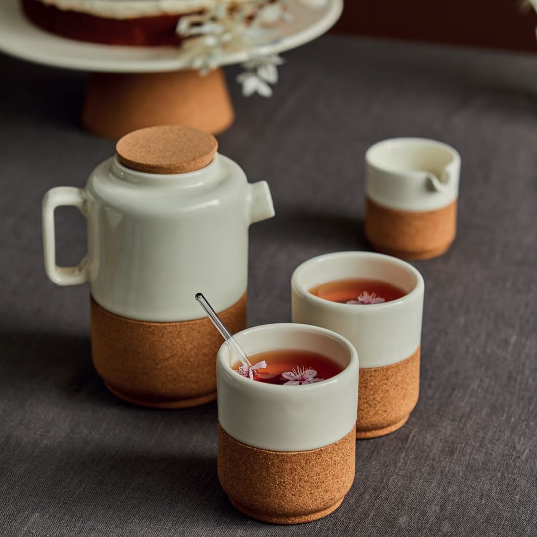Bule de Chá Alma Gémea Pérola 850ml - Amorim Cork - 5602248680379