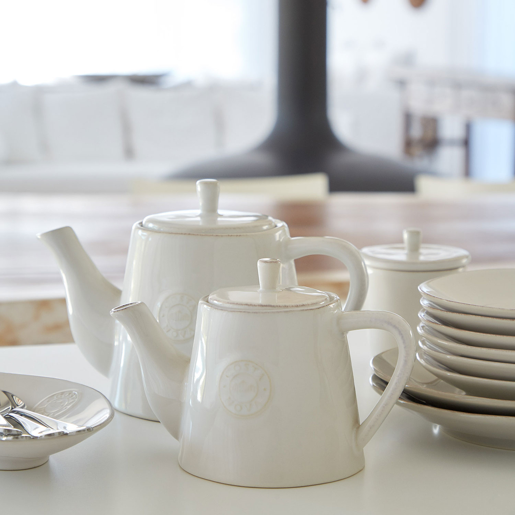 Nova White Teapot 1L, Stoneware - Costa Nova - 5606739931711