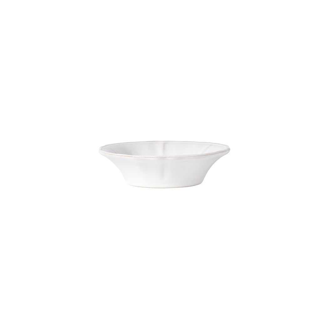 Prato de aperitivos Alentejo 13,5cm, grés branco com rebordos ondulados pintados à mão - Costa Nova - 5606739971496