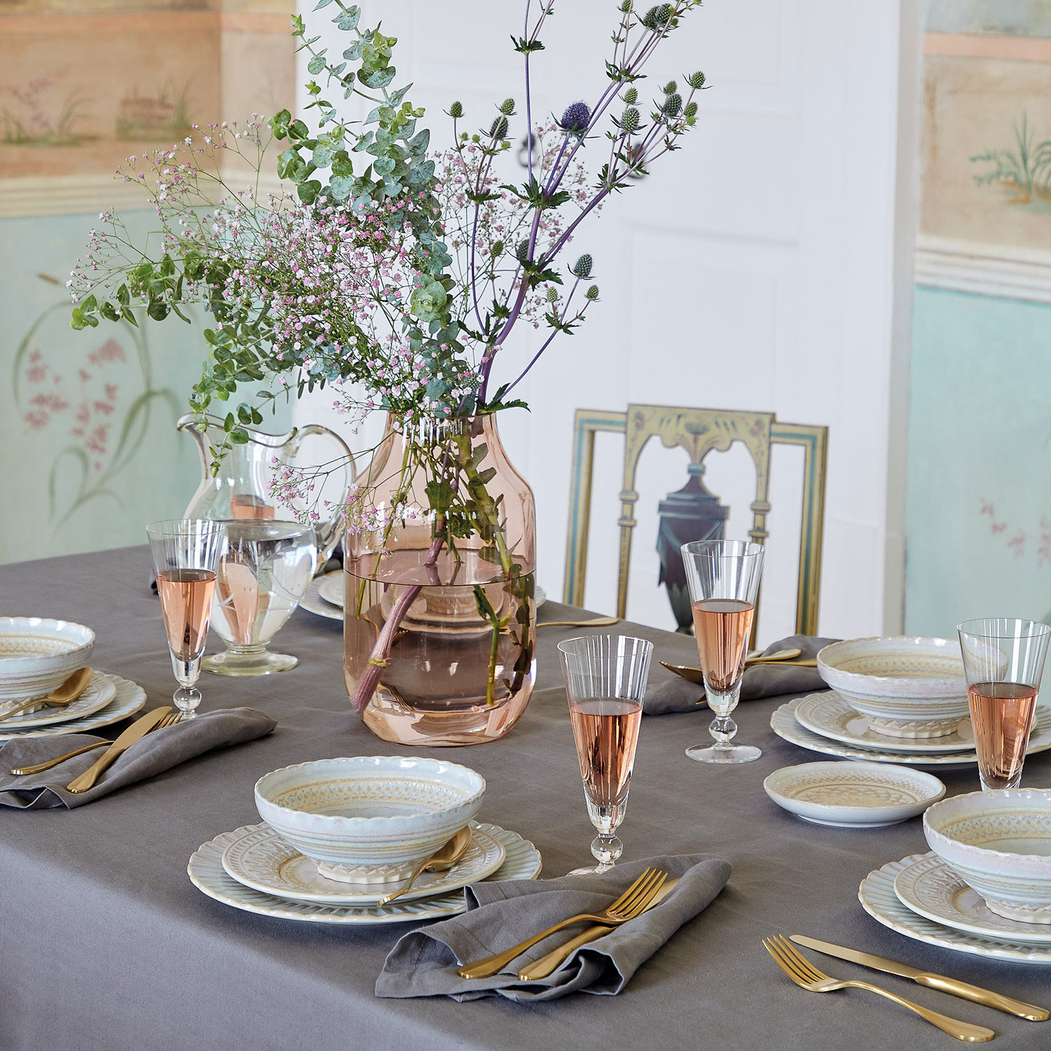Cristal Dinner Plate 28cm, fine stoneware with handcrafted crystal-inspired finish - Costa Nova - 5606739936617