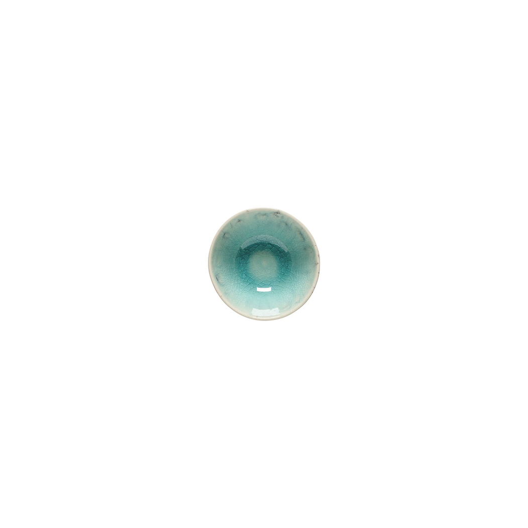 Ramekin redondo Madeira 9cm, 110ml, grés azul com acabamento craquelado artesanal - Costa Nova - 5606739932169