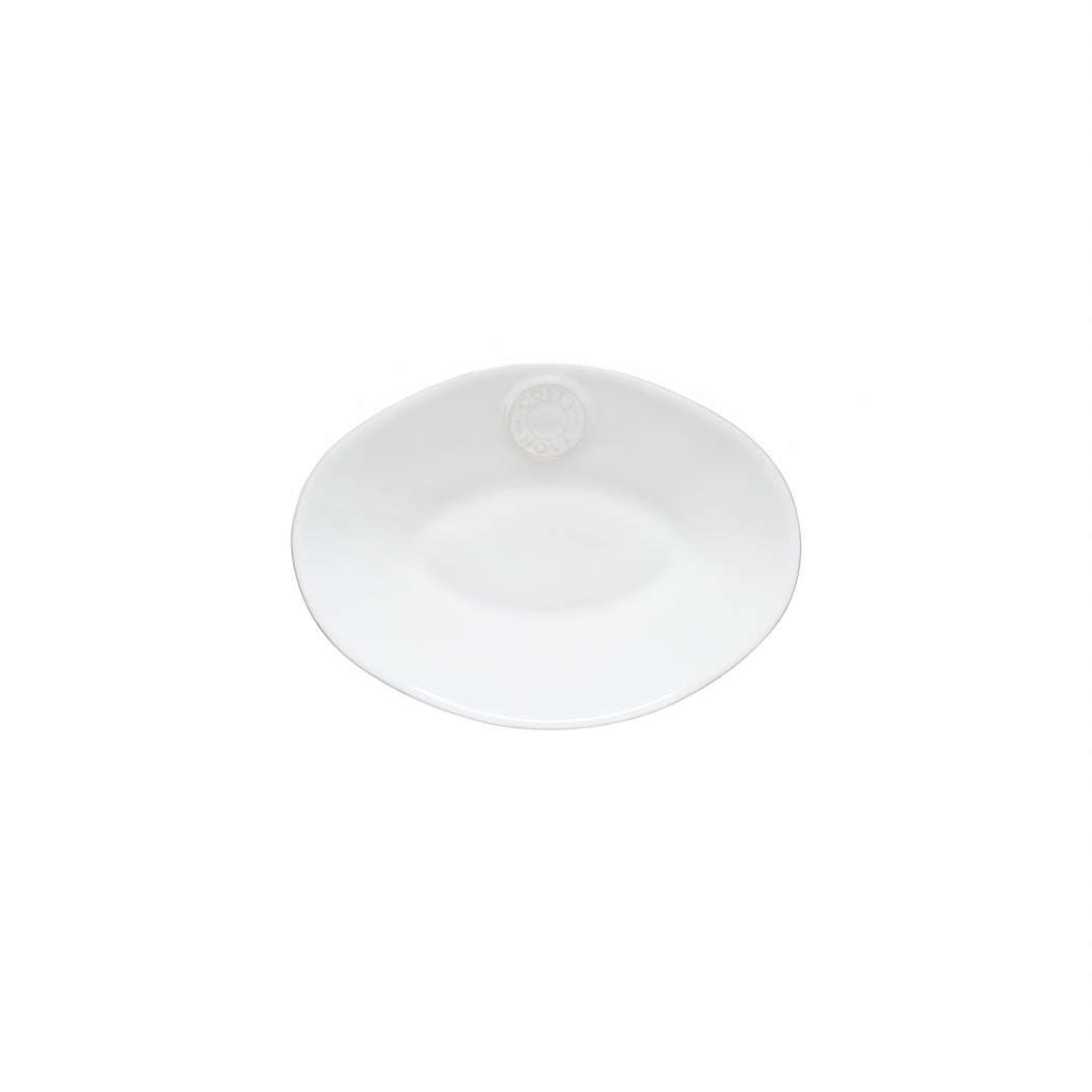 Oval Platter Nova White 20x15cm, Stoneware - Costa Nova - 5606739934286