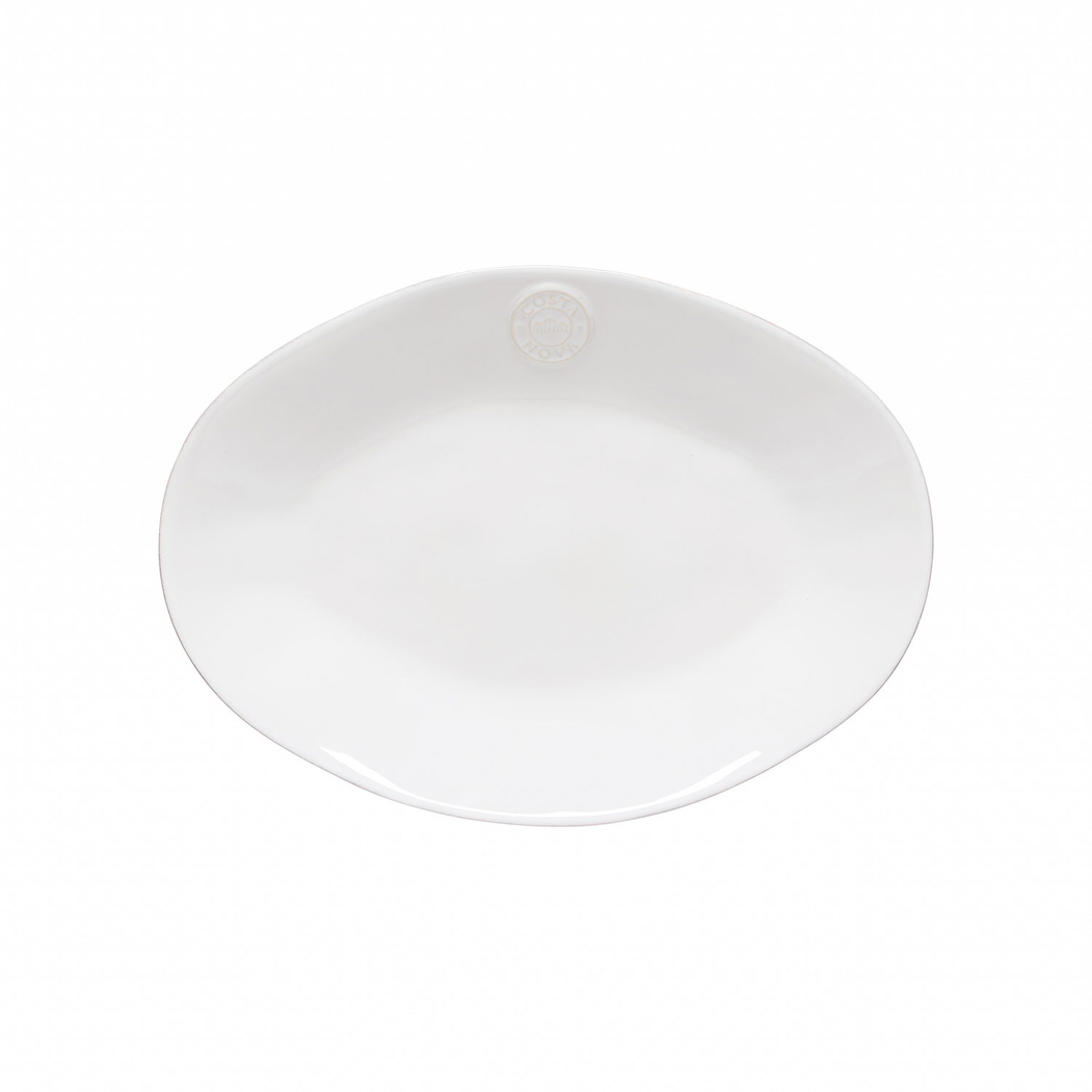 Oval Platter Nova White 30x21cm, Stoneware - Costa Nova - 5606739918873