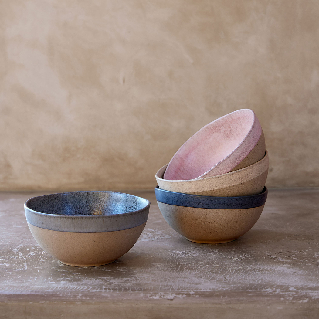 Arenito champagne Latte Bowl 16cm, 670 ml, recycled stoneware with handcrafted matte finish - Costa Nova - 5606739972455
