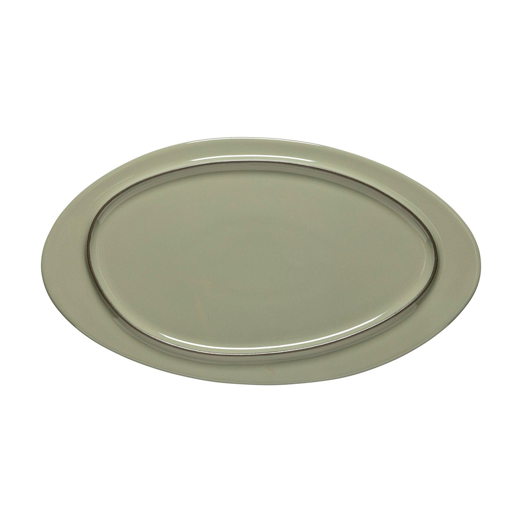 Oval serving platter sage green 36 x 20 cm - Costa Nova - 5606739971588