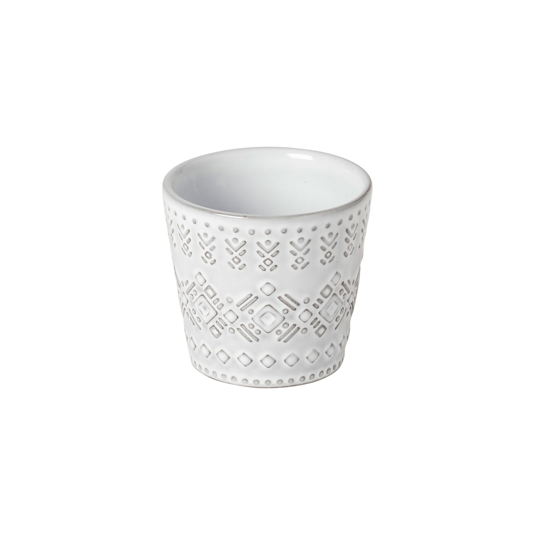 8 Copos Espresso 70ml Grespresso Ecogres, branco Colômbia, sustentável e artesanal - Costa Nova - 5606739970703