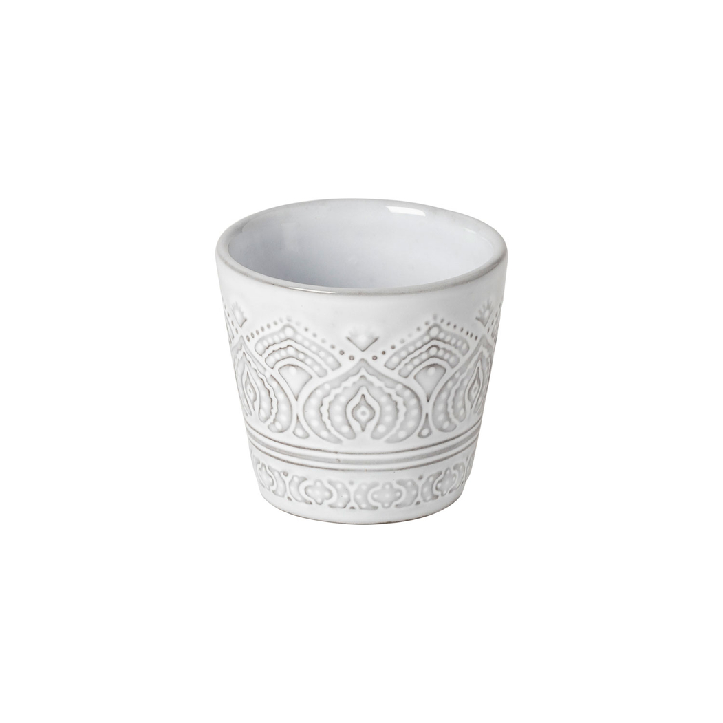 8 Copos Espresso 70ml Grespresso Ecogres, branco Quénia, sustentável e artesanal - Costa Nova - 5606739970680
