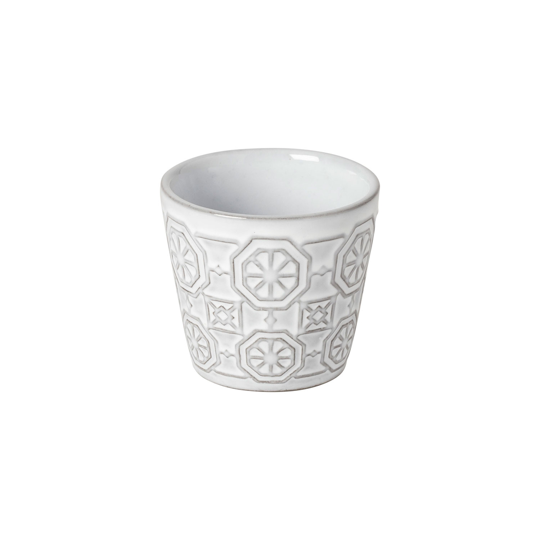 8 Copos Espresso 70ml Grespresso Ecogres, branco Vietname, sustentável e artesanal - Costa Nova - 5606739970697
