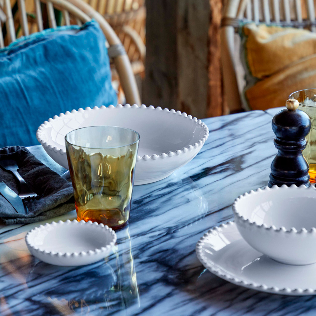 Pearl Pasta Bowl 23 cm, fine stoneware with handcrafted finish - Costa Nova - 5606739911997