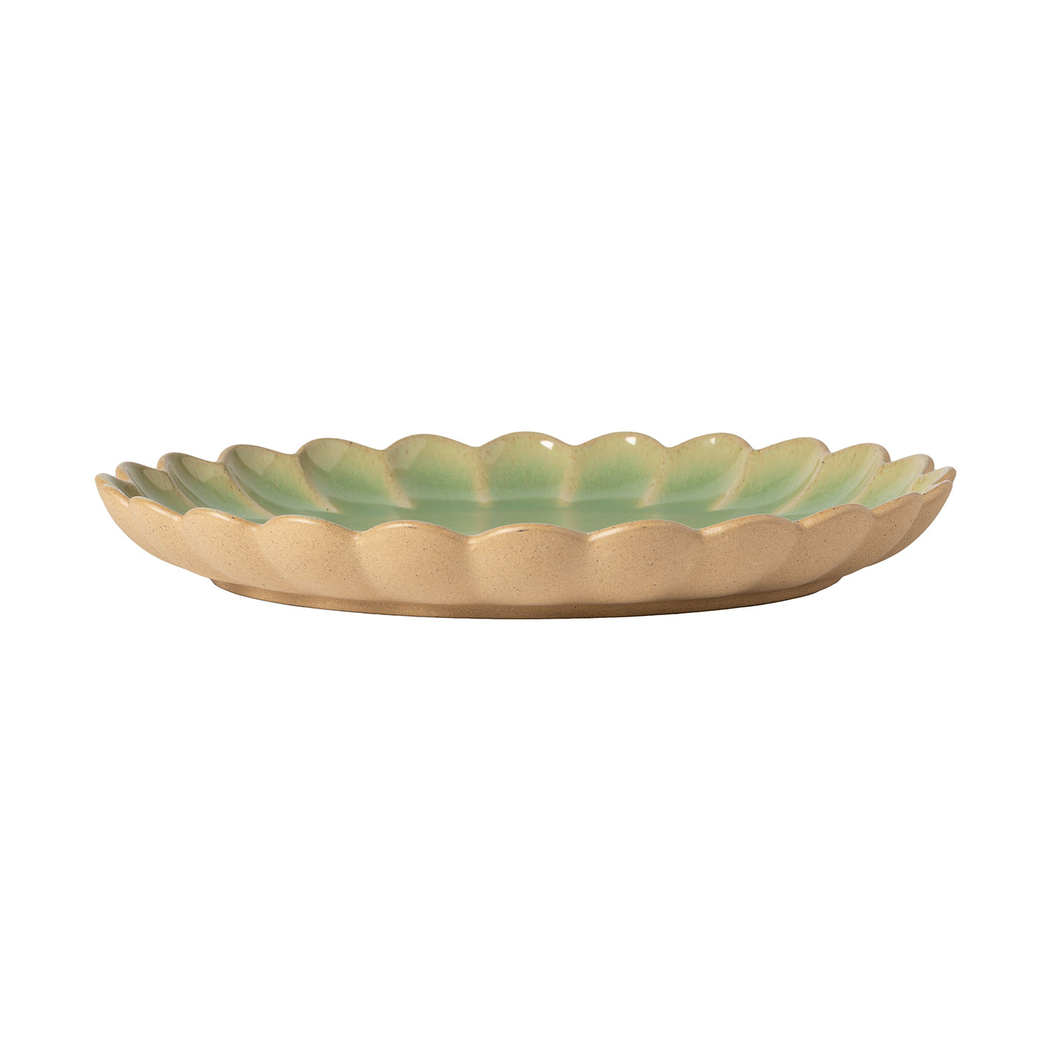 Marrakesh Green Dinner Plate 28 cm, Vitrified stoneware - Costa Nova - 5606739971922