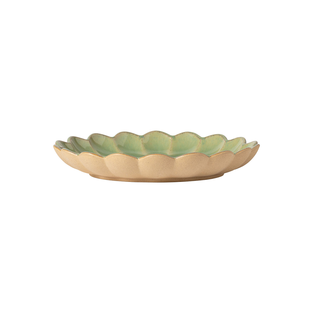 Marrakesh Green Dessert Plate 22 cm, Vitrified stoneware - Costa Nova - 5606739971939