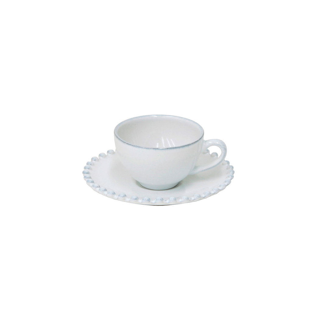 Pearl coffee cup and saucer 90ml - Costa Nova - 5602737107400