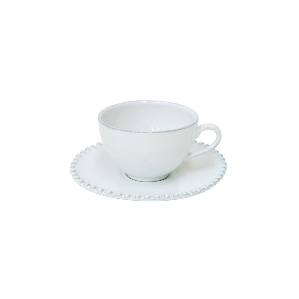 Chávena e pires chá Pearl 250ml - Costa Nova - 5602737107417