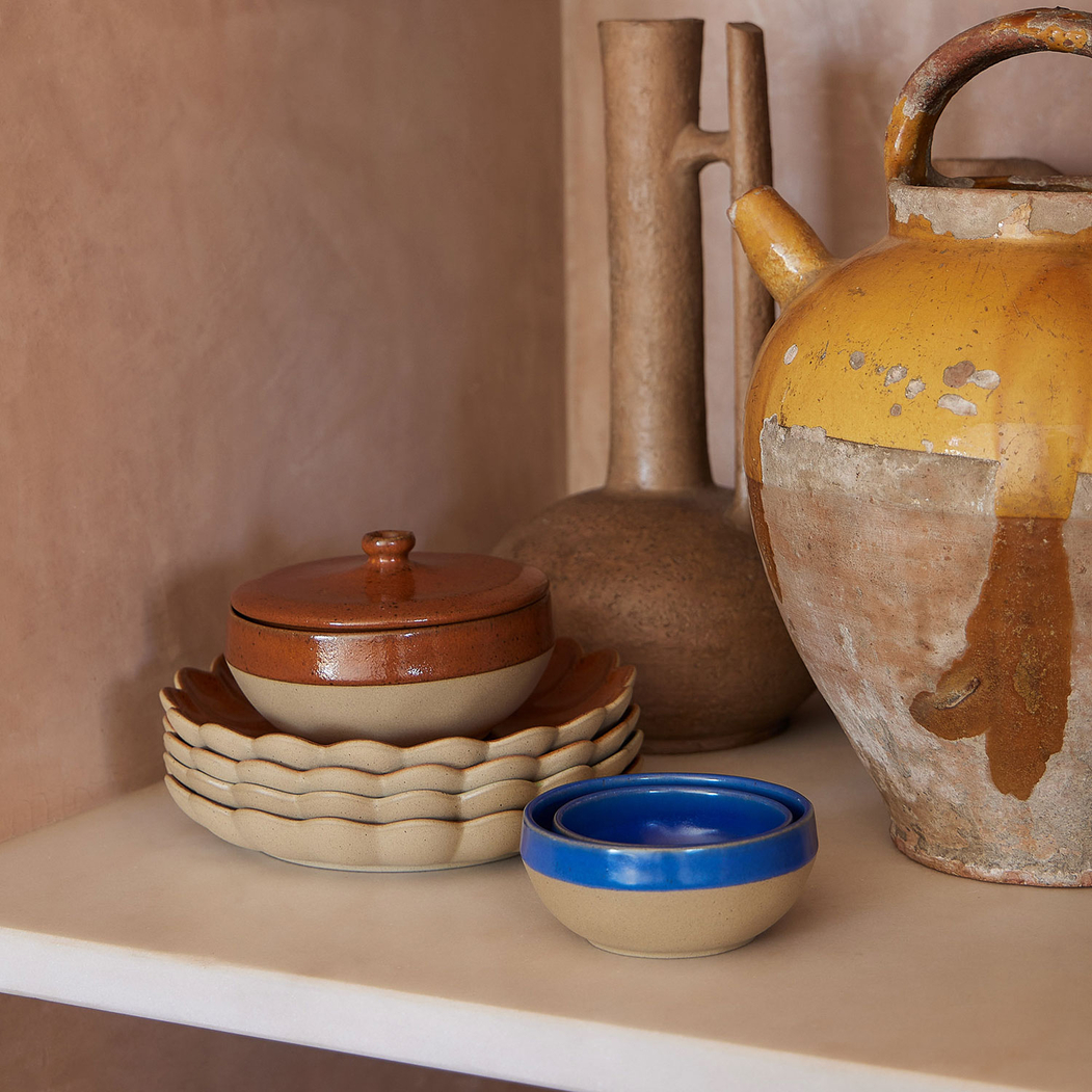 Marrakesh Brown Appetizer Plate 19 cm, Vitrified Stoneware - Costa Nova - 5606739971779