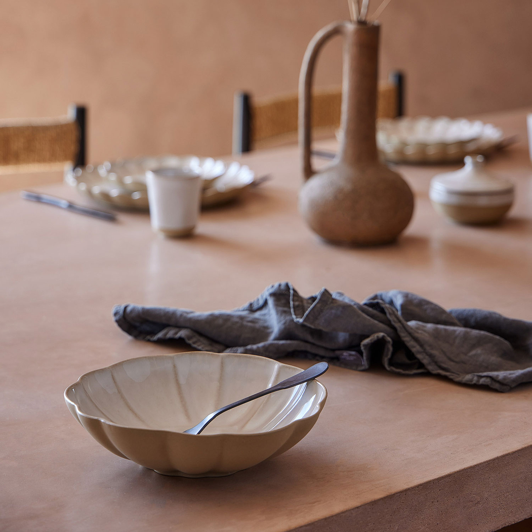 Marrakesh White Soup Plate 23 cm, Vitrified stoneware - Costa Nova - 5606739972080