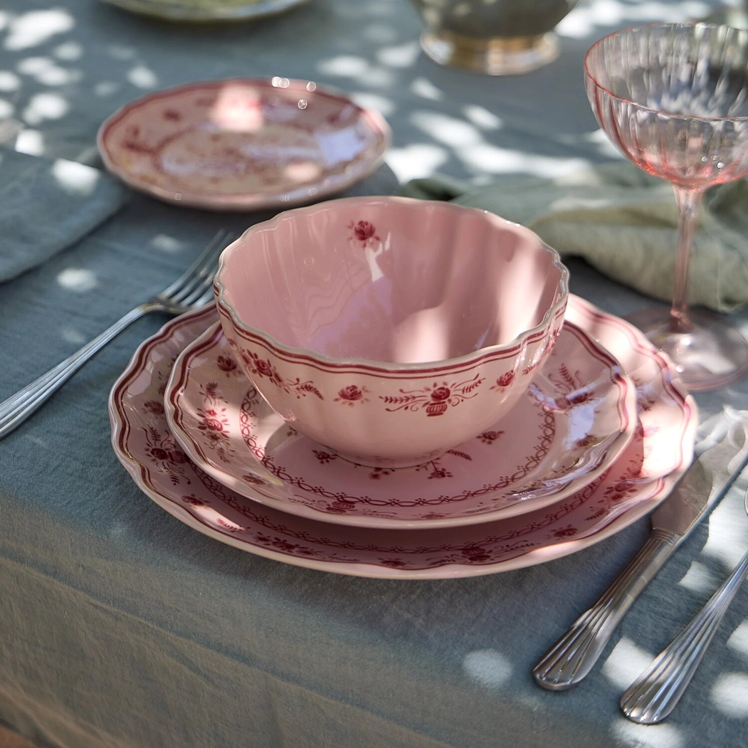 Vila Soup/Cereal Bowl 16 cm Pink-Red Costa Nova - Costa Nova - 5606739983406