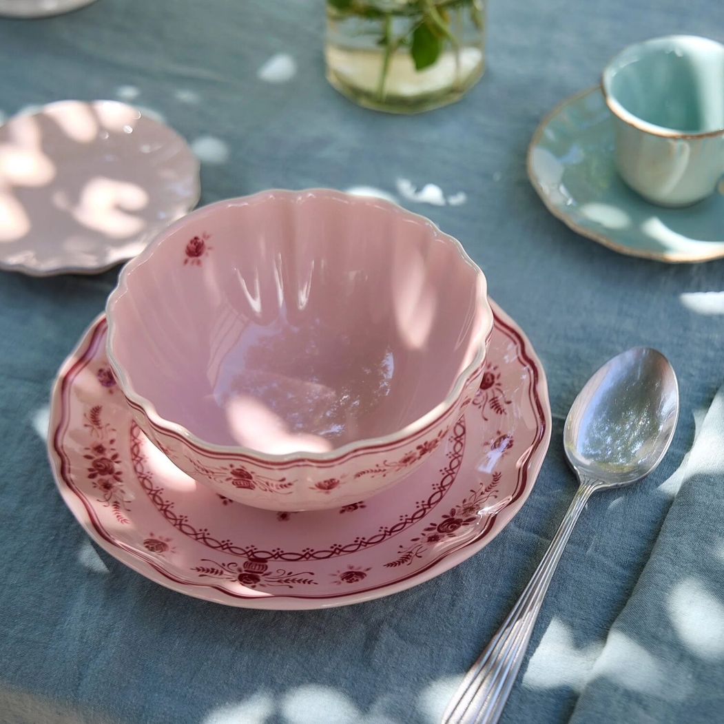 Vila Soup/Cereal Bowl 16 cm Pink-Red Costa Nova - Costa Nova - 5606739983406