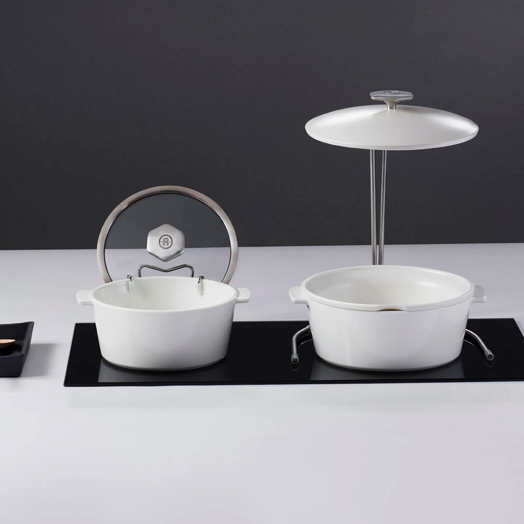 Revolution 2 White Casserole 26cm, vitrified Porcelain - Revol - 3198246498570