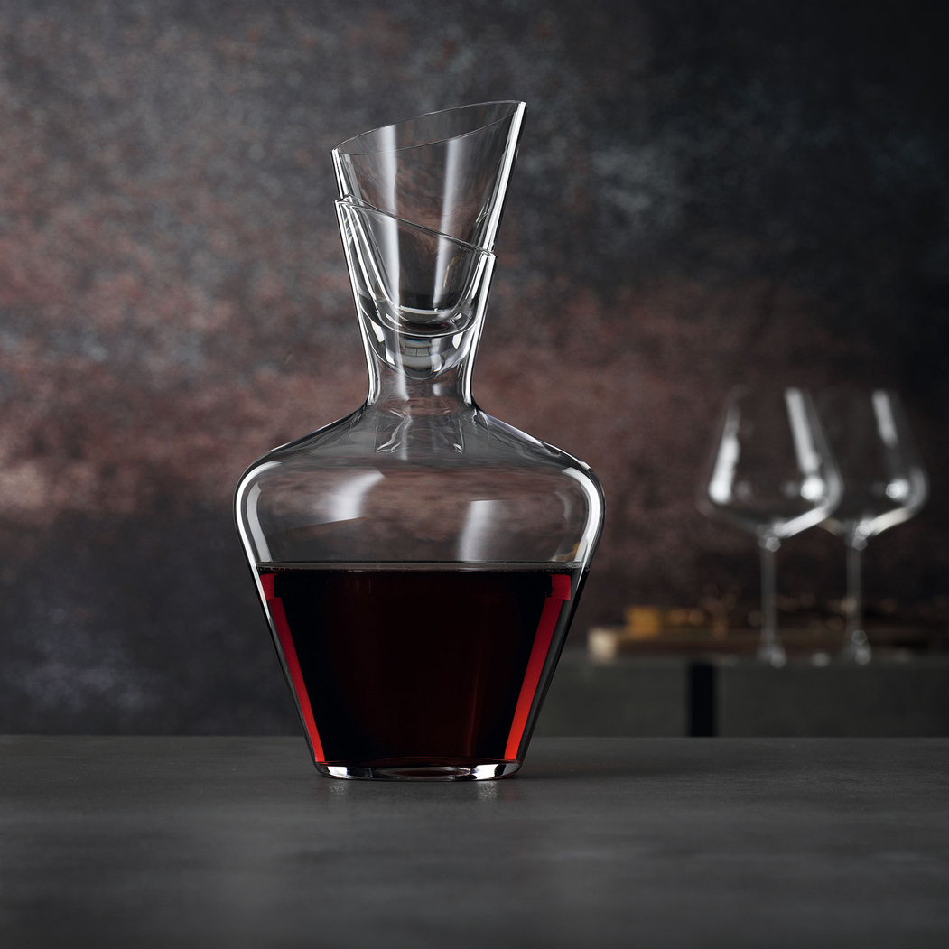 Wine carafe definition 1L with stopper - Lightweight and sophisticated design - Spiegelau - 4003322303992