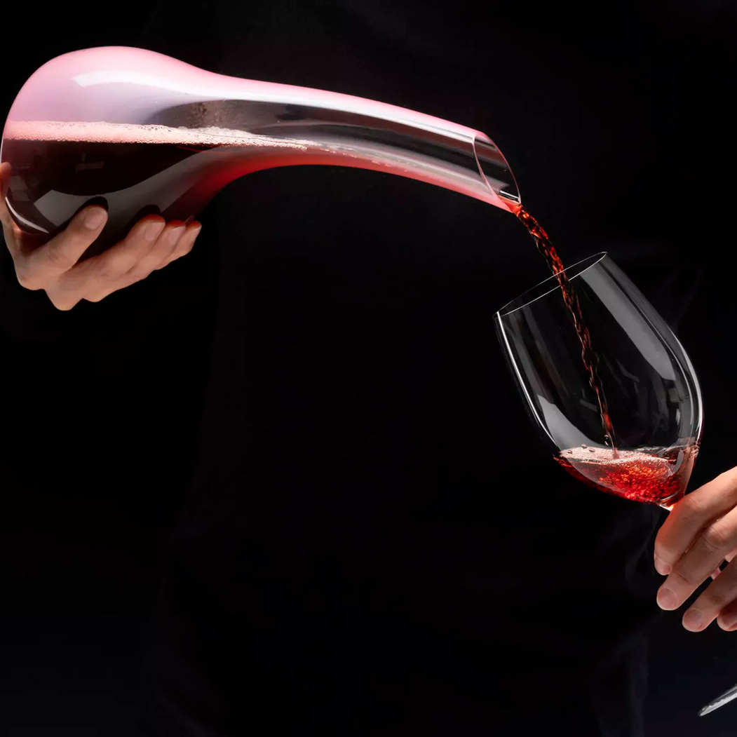 Decanter Cornetto 1,2 L vidro cristalino, design inspirado na pop art - Riedel - 9006206311279
