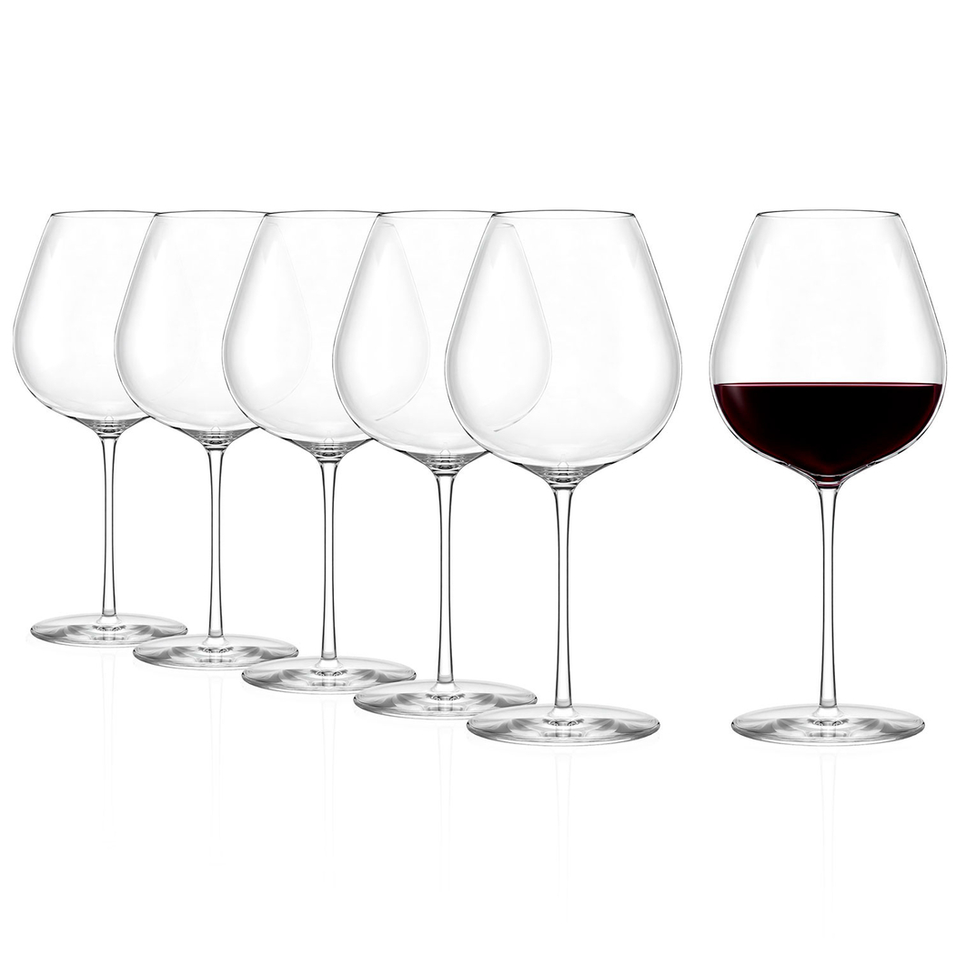 6 Copos Fino Burgundy 807ml - Stölzle Lausitz - 5602737105000