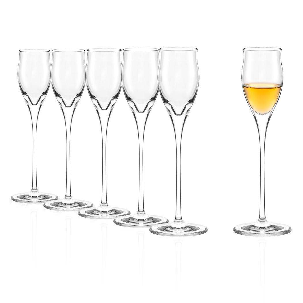 6 Quatrophil Liqueur Glasses 65ml - Stölzle Lausitz - 5602737107004