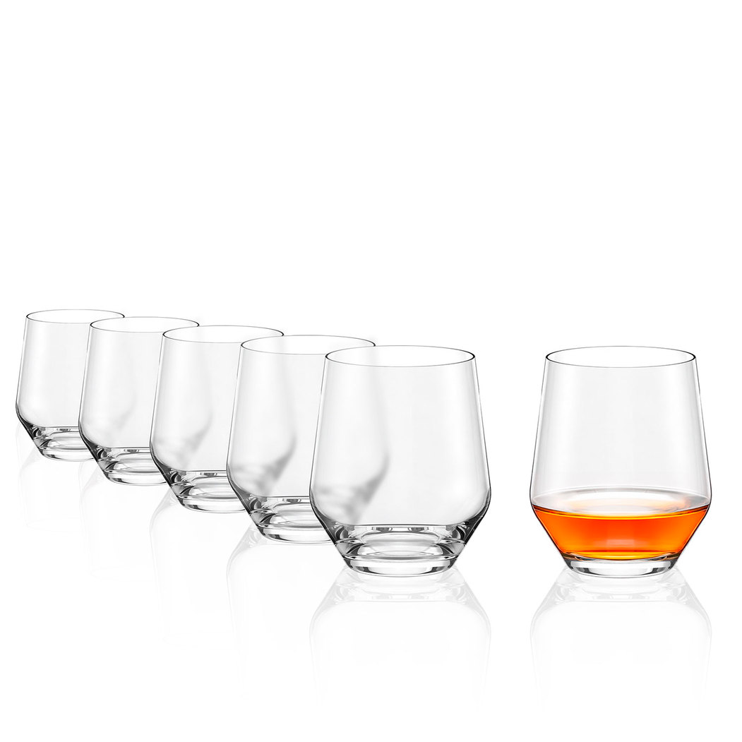 6 Quatrophil whisky glasses 370ml - Stölzle Lausitz - 5602737107059