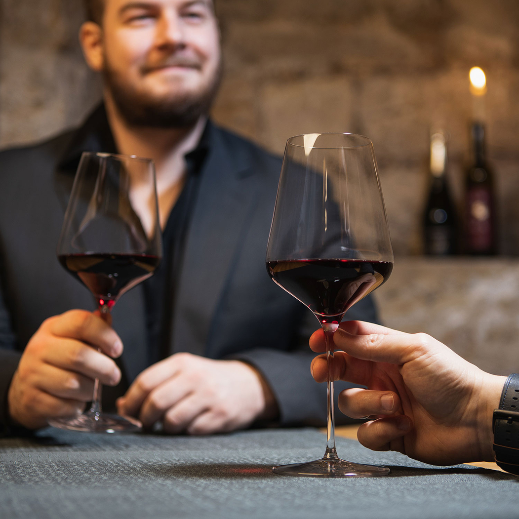 6 STARlight Bordeaux Wine Glasses 675 ml - Stölzle Lausitz - 5602737107240