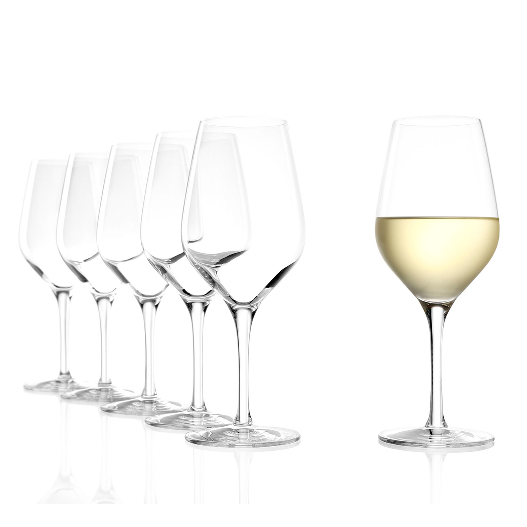 6 Exquisit Universal Wine Glasses 420ml - Stölzle Lausitz - 5602737107424