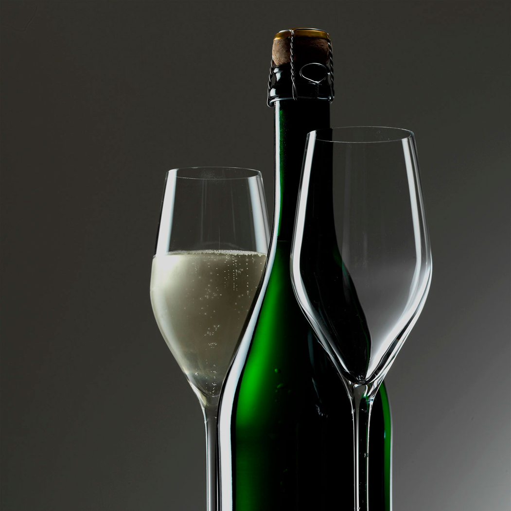 6 Exquisit Royal Champagne Flutes 265ml, Premium Crystal, Extended Elegance - Stölzle Lausitz - 5602737107479