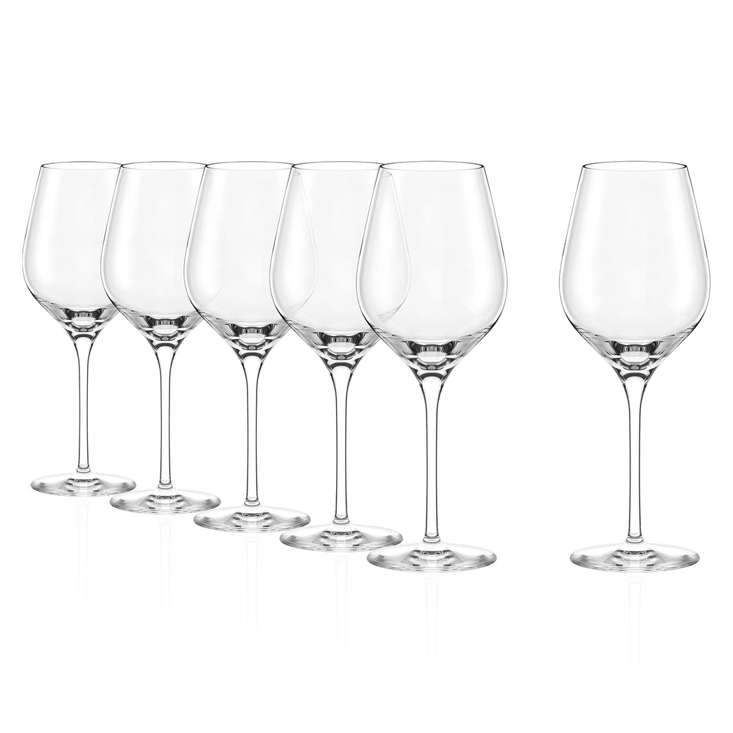 6 Copos de Vinho Tinto Exquisit Royal 480ml, Cristal Fino para Momentos Únicos - Stölzle Lausitz - 5602737107486
