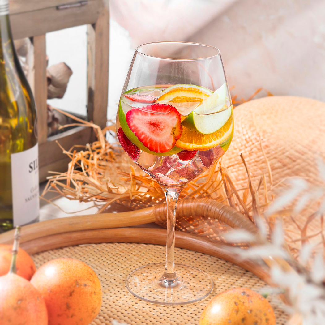 6 Exquisit Burgundy Wine Glasses 650ml - Stölzle Lausitz - 5602737107523