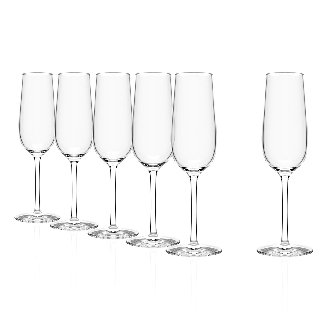 6 Weinland 200ml Sparkling Wine Goblets - Stölzle Lausitz - 5602737108001