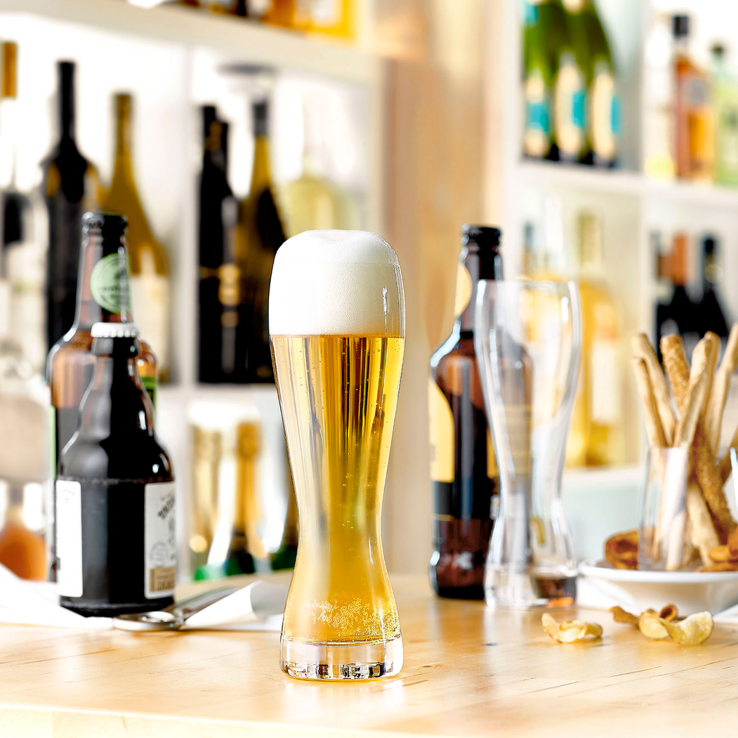 6 Wheat Beer glasses 395ml - Stölzle Lausitz - 5602737108032